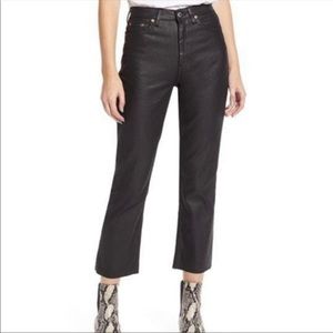 Topshop Coated jeans